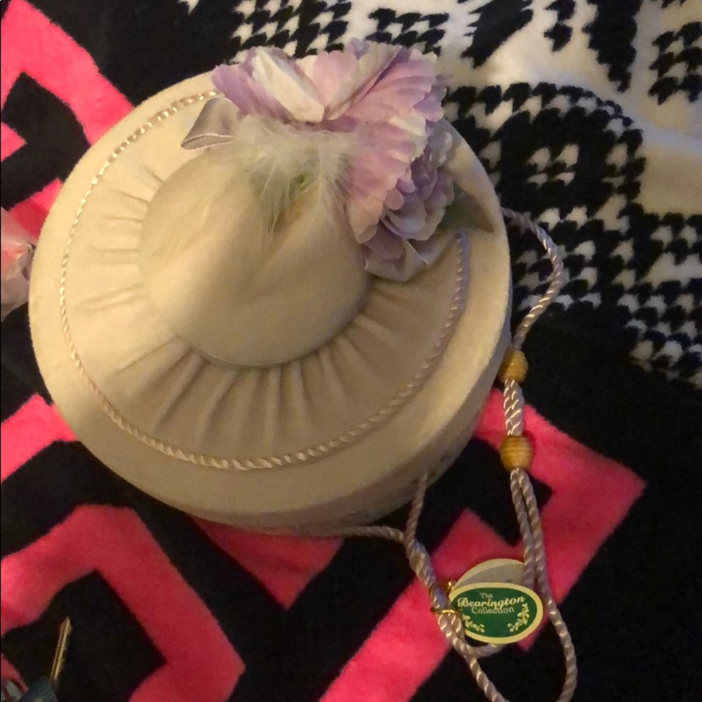 Bearington collection lavender & lave hat box